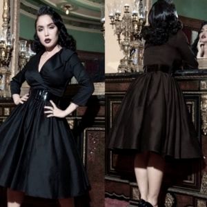 Pinup Couture Birdie Dress in Black XS NWT